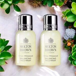 NEW! (2) Molton Brown African Whitewood Balancing Face Wash